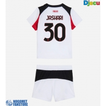 AC Milan Ardon Jashari #30 Gostujuci Dres za djecu 2025-26 Kratak Rukav (+ Kratke hlače)